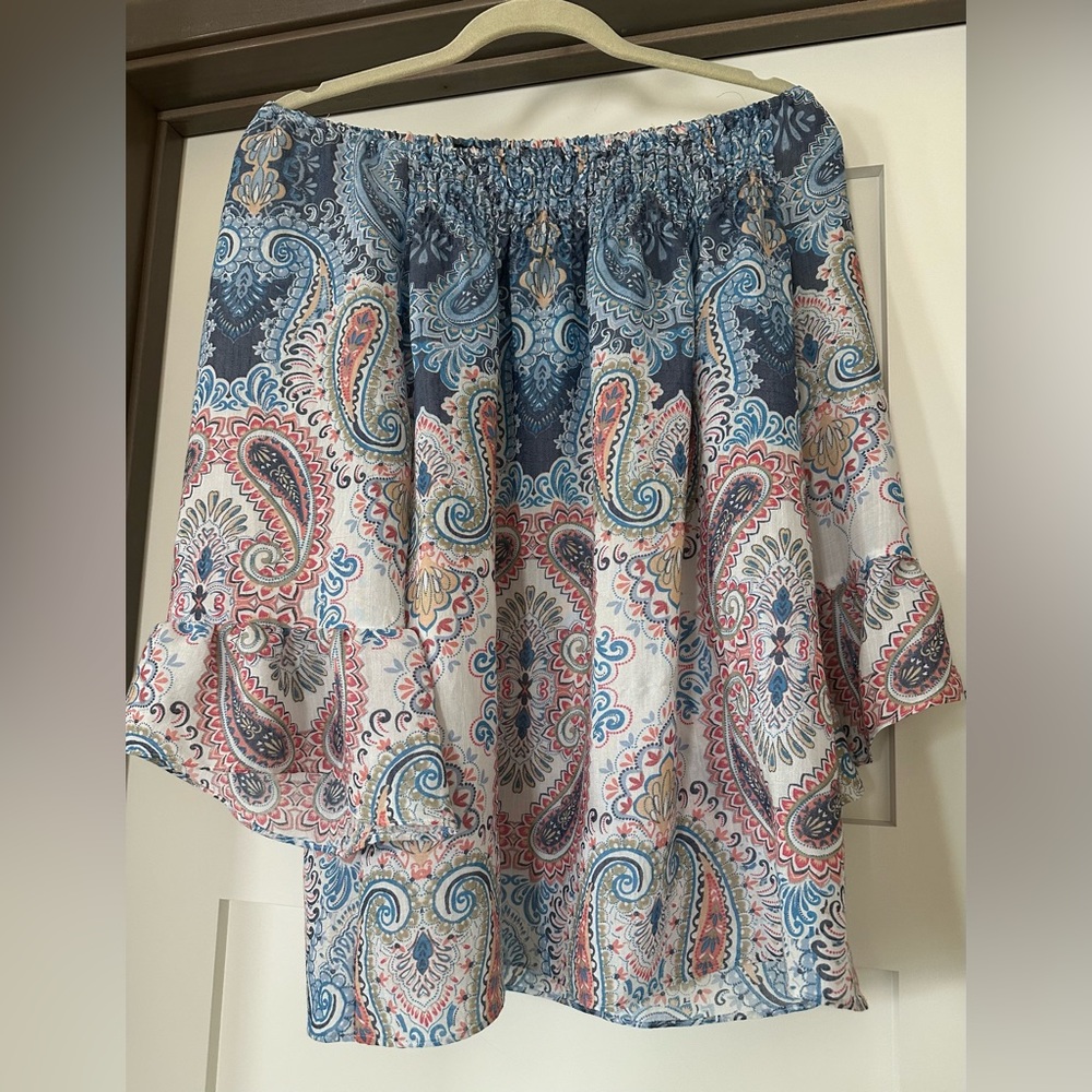 NWOT romantic off the shoulder top